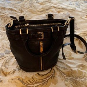 Michael Kors leather bucket bag